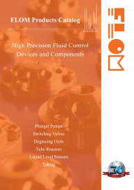 FLOM Catalog - High Pressure Fluid Control Devices & Components