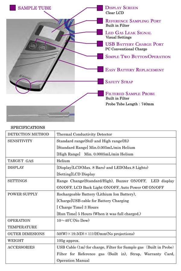 NEW LD239 Helium Leak Detector GL Sciences