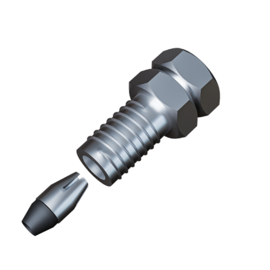 UHPLC Fitting Set (Hex Nut 10 pcs; Fitting Ferrule 10 pcs)