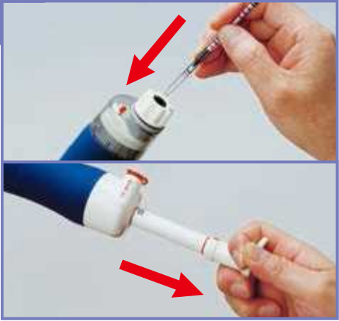 Gas Aspirating Pump Step 1