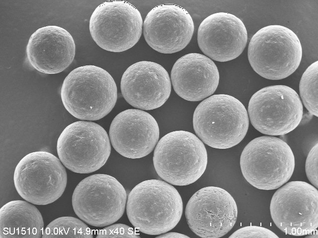 Close-up of activated carbon packing in the PFAS Delay Column